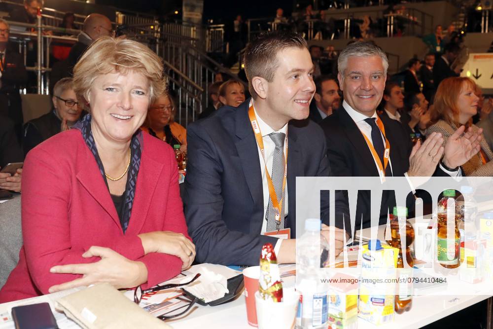 Berliner landesverband, Monika Gruetters, Stefan Evers, Frank Steffel beim 29. Bundesparteitag der CDU in Essen, Berlin Deutschland, Germany