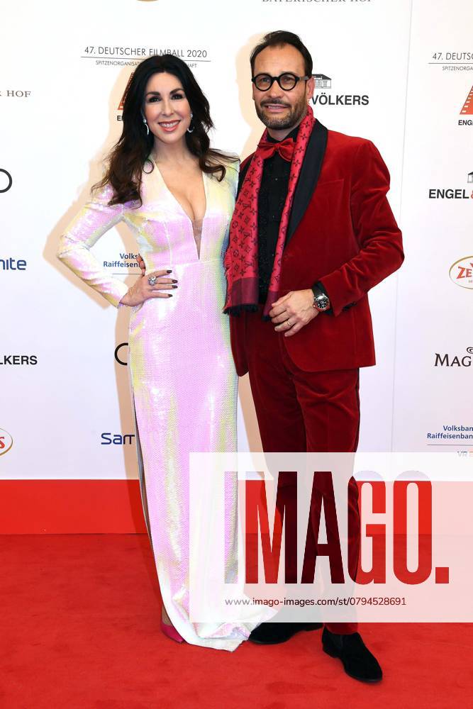Judith Williams mit EheMann Alexander Klaus Stecher 47. Deutscher Filmball im Bayerischen Hof in Muenchen, Bayern Deutschland, germany
