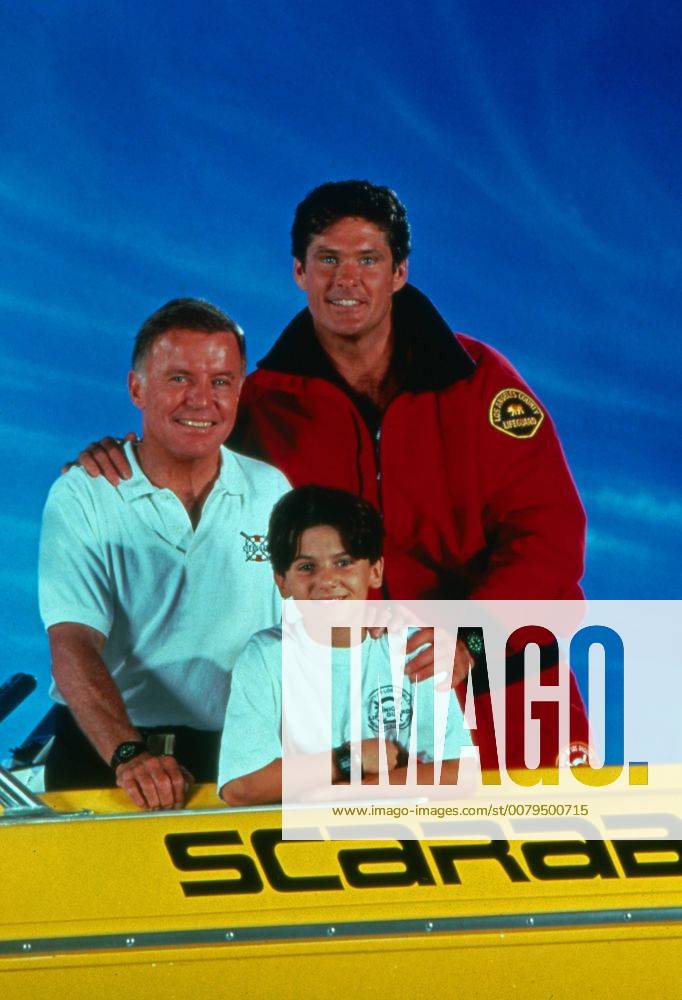 Baywatch: Nightmare Bay, aka: Baywatch - Die Rettungsschwimmer von Malibu, Fernsehfilm, USA 1991, Regie: Gregory J. Bonann, Darsteller: Monte Markham, Jeremy Jackson (unten), David Hasselhoff
