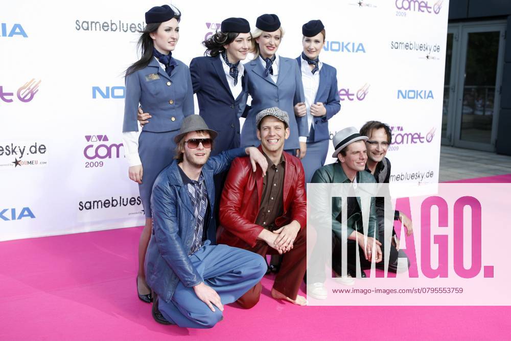 Sportfreunde Stiller bei der Verleihung des Musikpreis VIVA COMET 2009 in der Koenig-Pilsener-Arena in Oberhausen, Germany