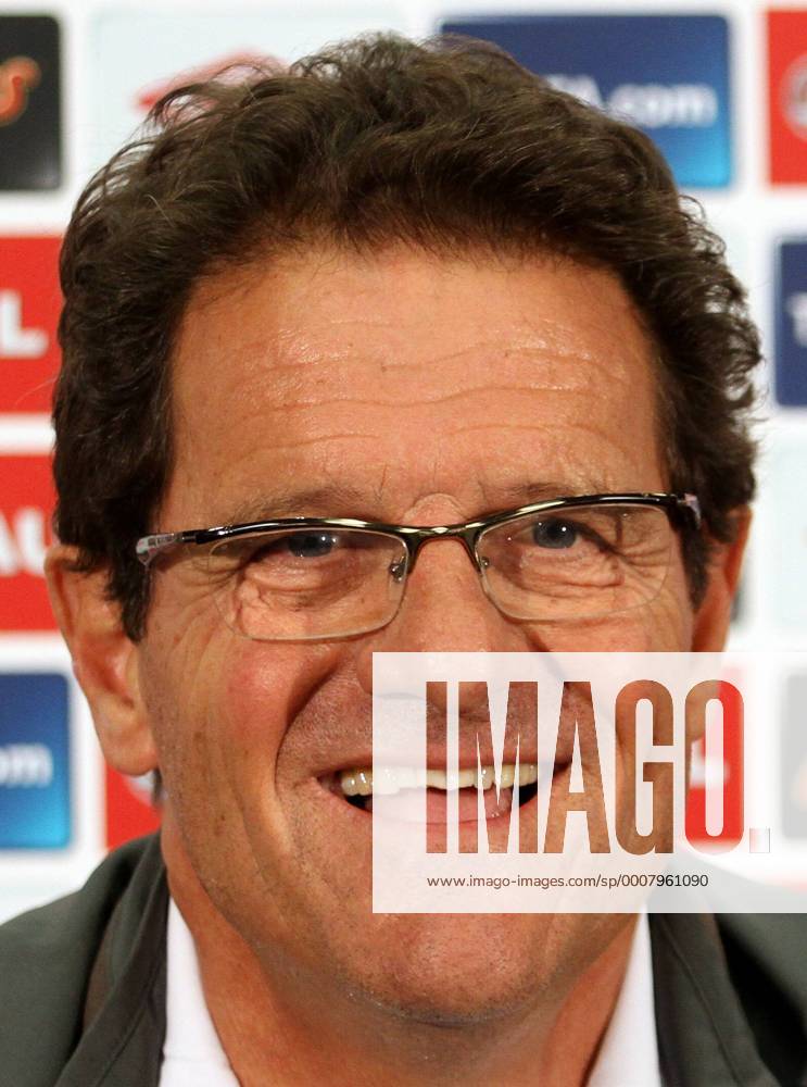 Englands Fabio Capello during his press conference Training - England 3rd June, 2011 .