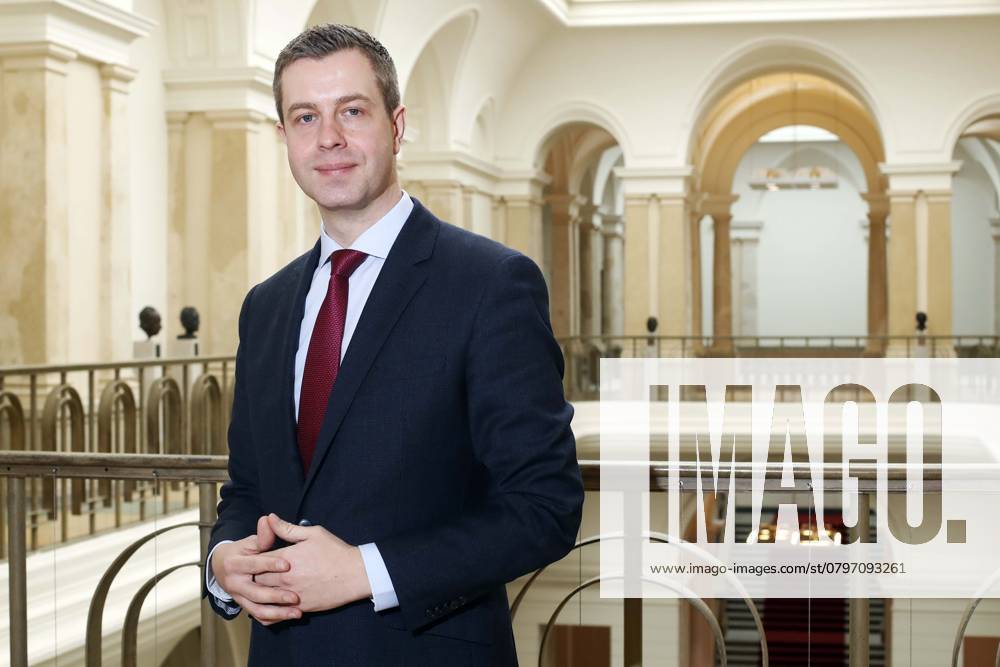 Stefan Evers, Generalsekretaer der CDU Berlin, Portraet im Berliner Abgeordnetenhaus, Berlin Deutschland, Germany