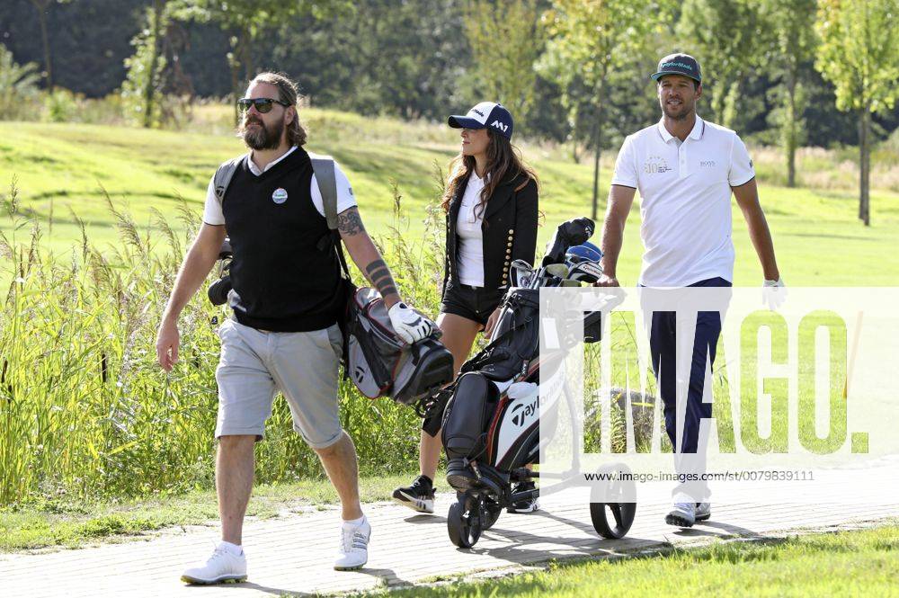 Rea Garvey und Michael Ballack mit Freundin Natacha Tannous beim 10. GRK Golf Charity Masters 2017 in der Golfanlage Golfclub Leipzig im Golfresort Machern. Leipzig, 19.08.2017 Foto:xS.xGabschx xFuturexImage