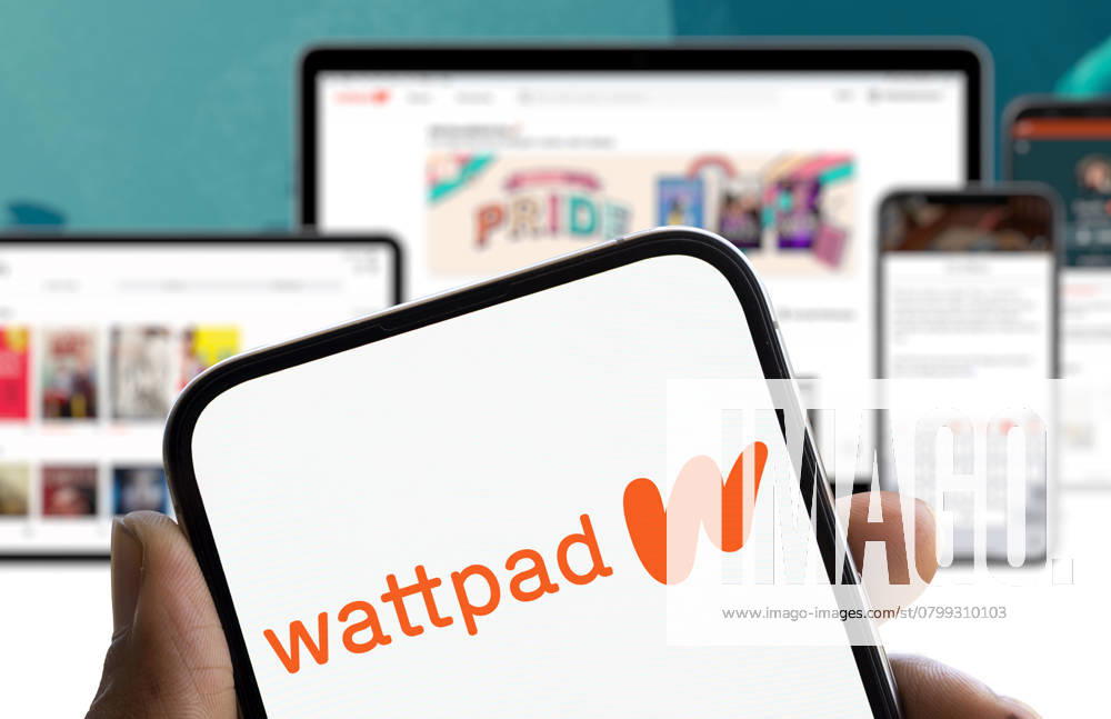 Dhaka, Bangladesch - 7. Januar 2025: Das Wattpad-Logo wird auf dem Smartphone angezeigt. Wattpad ist eine Plattform für den Austausch von Geschichten und die Verbindung mit der schreibenden Gemeinschaft. Dhaka, Bangladesh- 7 Jan 2025: wattpad logo is displayed on smartphone. Wattpad is a platform for sharing stories and connecting with the writing community.