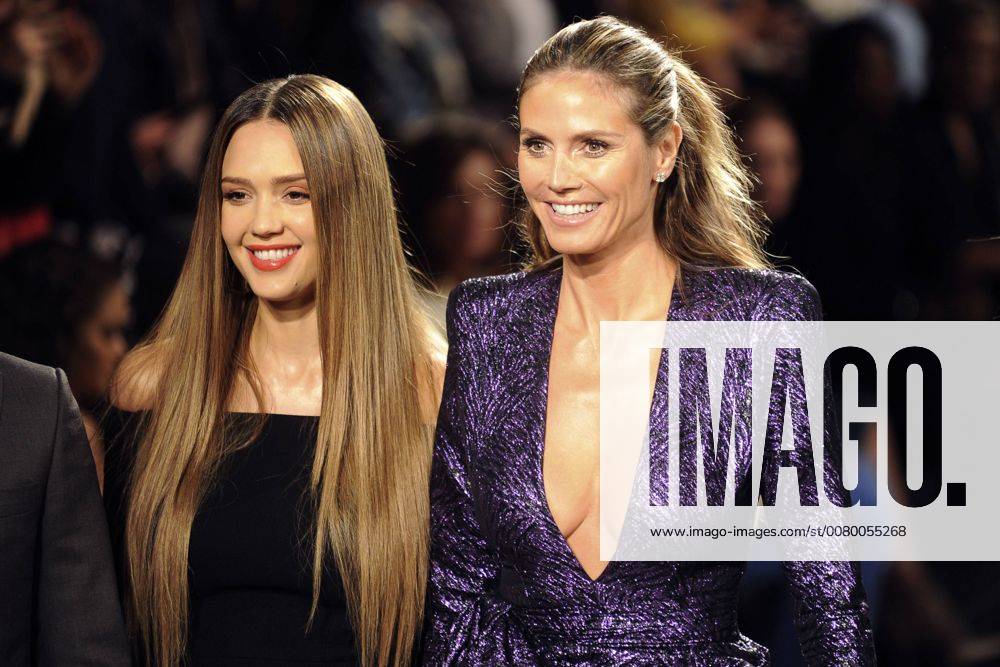 Jessica Alba und Heidi Klum beim Finale der 16. Staffel der Casting Show Project Runway während der New York Fashion Week S S 2018 in der Gallery 1. New York