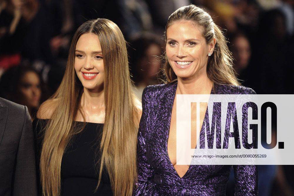 Jessica Alba und Heidi Klum beim Finale der 16. Staffel der Casting Show Project Runway während der New York Fashion Week S S 2018 in der Gallery 1. New York