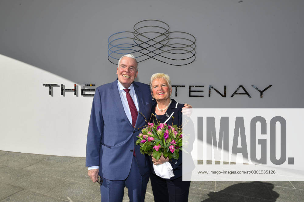 Klaus-Michael Kühne Kuehne, Christine Kühne Kuehne bei der PK zur Eroeffnung des neuen Luxus Hotel The Fontenay am Montag 19.03.2019 im The Fontenay am Montag 19.03.2018 in Hamburg HH Deutschland