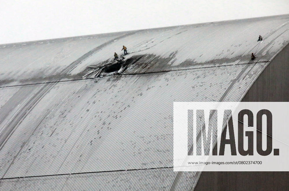 Russian drone hits Chornobyl shelter Rescuers work at the site where a Russian attack drone with an explosive warhead hits the New Safe Confinement at the Chornobyl Nuclear Power Plant in the Kyiv region, Ukraine, on January 14, 2025. The structure, put in place in 2016, protects the remains of Reactor 4 destroyed during the 1986 Chornobyl disaster. Kyiv region Ukraine
