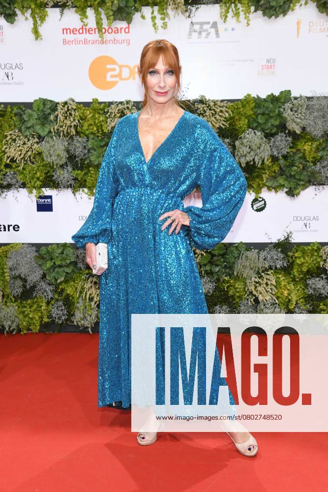 Andrea Sawatzki bei der Verleihung des deutschen Filmpreis am 01. Oktober 2021 im Palais am Funkturm in der Messe Berlin in Berlin. Berlin Deutschland