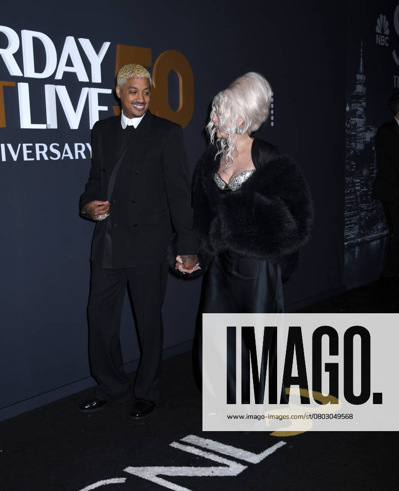 New York, New York, Unites States: Alexander Edwards and Cher attend the SNL50: The Anniversary Show at 30 Rockefeller Plaza in New York. February 16, 2025. New York Unites States - ZUMAp281 20250216_zea_p281_099