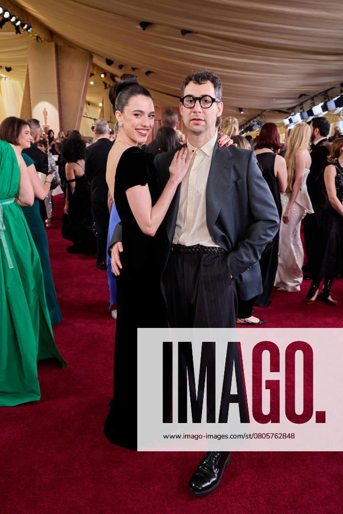 97th Oscars, Academy Awards Margaret Qualley and Jack Antonoff arrive on the red carpet of the 97th Oscars® at the Dolby® Theatre at Ovation Hollywood on Sunday, March 2, 2025., Credit:Avalon.red Avalon