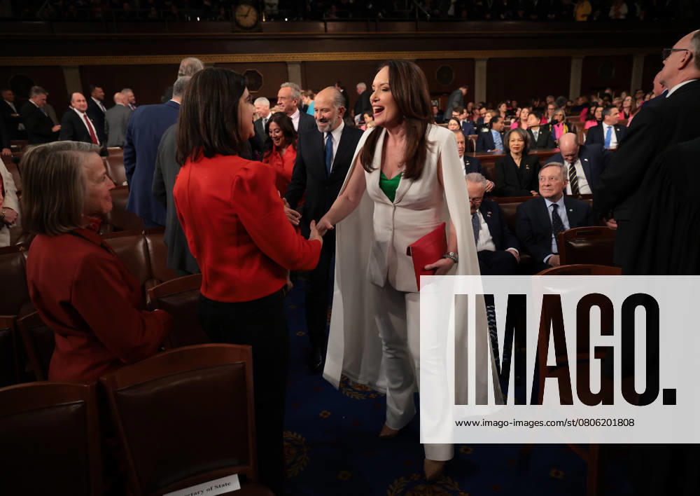 Secretary of Agriculture Brooke Rollins attends President Donald Trump s address to a joint session of Congress at the U.S. Capitol in Washington DC, on Tuesday, March 4, 2025. Pool photo by Win McNamee WAX29250304774 WinxMcNamee