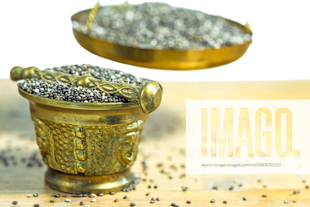 Chia Seeds On A Balance