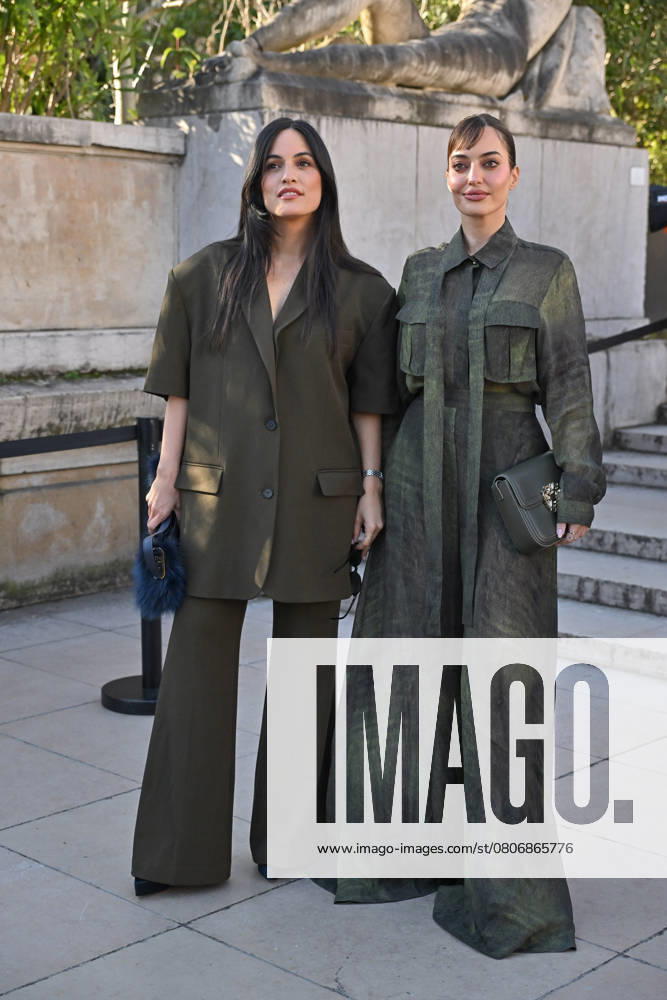 PFW Elie Saab Outside Arrivals Guest arriving at Elie Saab show during Paris Fashion Week in Paris, France on March 8, 2025. Photo by Julien Reynaud APS-Medias ABACAPRESS.COM Paris France