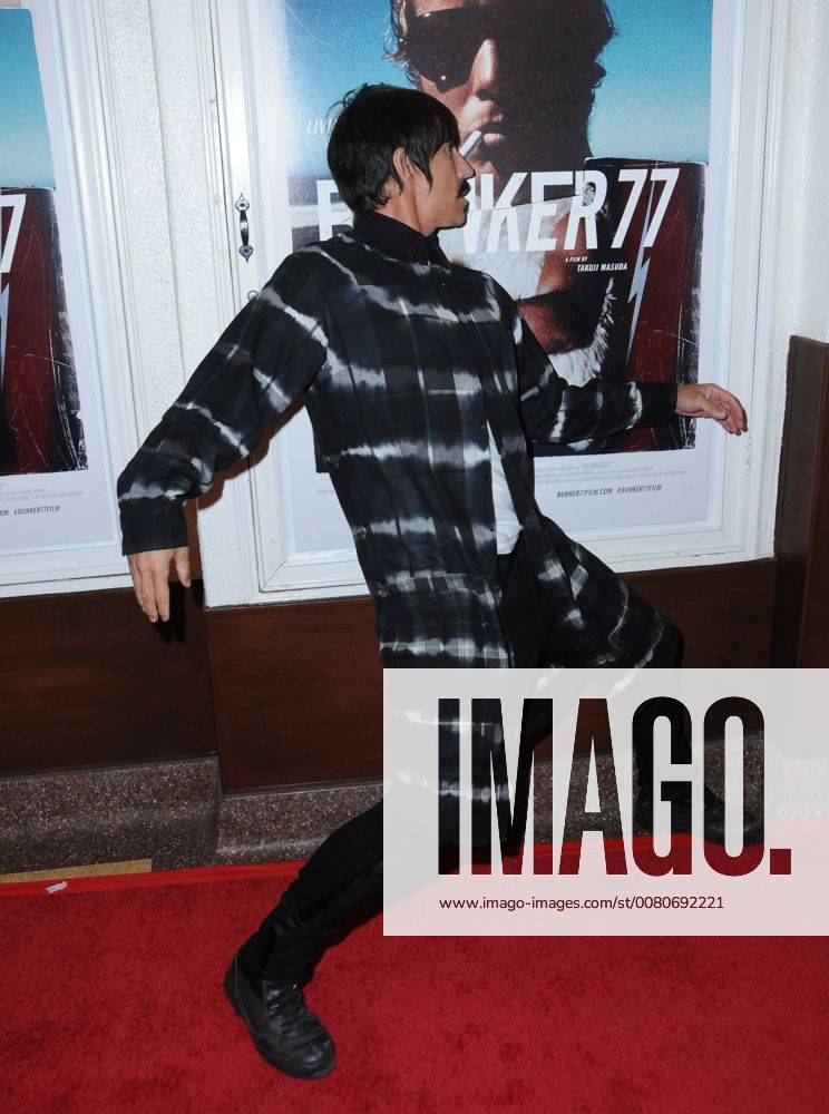 Santa Monica, CA, U.S. - 01 November 2017 - Santa Monica, California - Anthony Kiedis. Bunker77 Los Angeles Premiere held at Aero Theater in Santa Monica. Photo Credit: AdMedia Santa Monica U.S. - ZUMAa123 20171101_zaa_a123_121