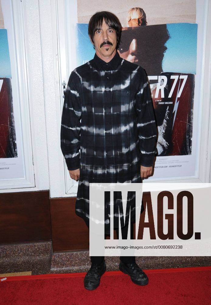Santa Monica, CA, U.S. - 01 November 2017 - Santa Monica, California - Anthony Kiedis. Bunker77 Los Angeles Premiere held at Aero Theater in Santa Monica. Photo Credit: AdMedia Santa Monica U.S. - ZUMAa123 20171101_zaa_a123_123