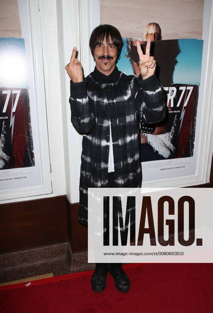 SANTA MONICA CA NOVEMBER 1 Anthony Kiedis at the Los Angeles Premiere of documentary Bunker77 at the Aero Theater in Santa Monica California on November 1 2017