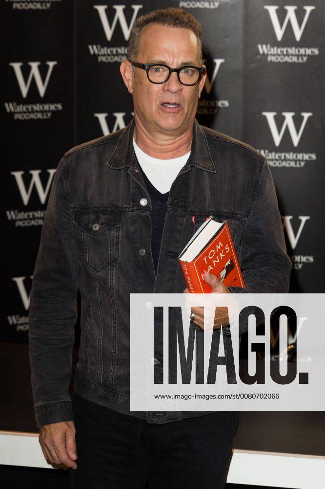 London, London, UK - London, UK. Academy Award winning American actor TOM HANKSÂ signs copies of his first book, Uncommon Type: Some Stories, a collection of 17 short stories focusing around the theme of typewriters at Waterstone s Piccadilly. London UK - ZUMAl94_ 20171102_zaf_l94_027