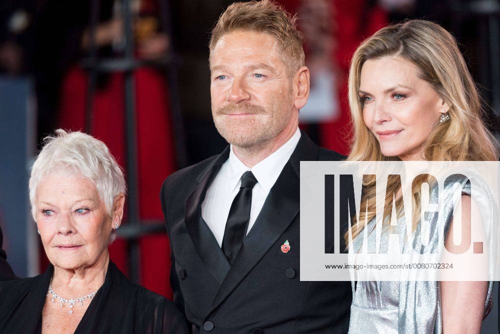 London, London, UK - London, UK. JUDI DENCH, KENNETH BRANAGH and MICHELLE PFEIFFER attends the world film premiere of Murder On The Orient Express London UK - ZUMAl94_ 20171102_zaf_l94_084