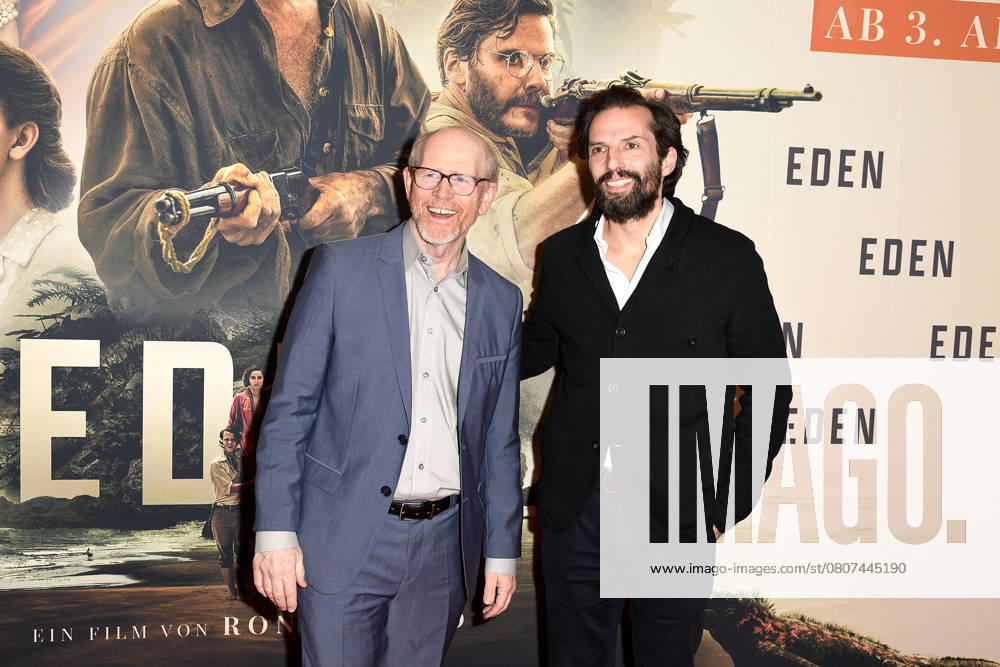 Ron Howard und Quirin Berg bei der EDEN Film Premiere am 20.03.2025 in Berlin Eden Filmpremiere in Berlin