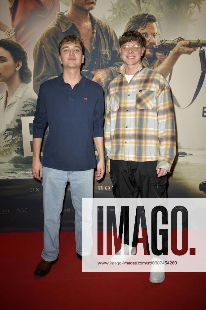 Jonas Wuttke und Jonas Ems beim Special Screening des Kinofilms Eden in der Astor Film Lounge. Berlin