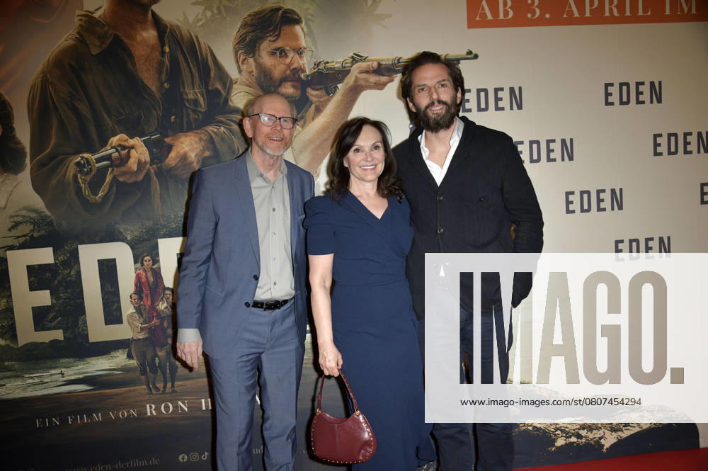 Ron Howard, Jasna Vavra und Quirin Berg beim Special Screening des Kinofilms Eden in der Astor Film Lounge. Berlin