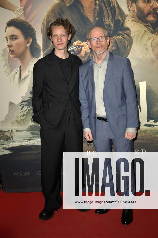 Felix Kammerer und Ron Howard beim Special Screening des Kinofilms Eden in der Astor Film Lounge. Berlin