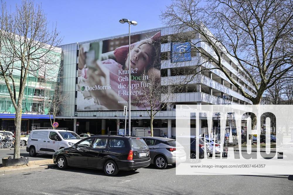 Parkhaus Hauptbahnhof P1 am Freitag, 21. März 2025 in Essen. Deutschland NRW Essen