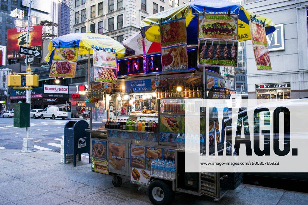 Street vendor in Manhattan.