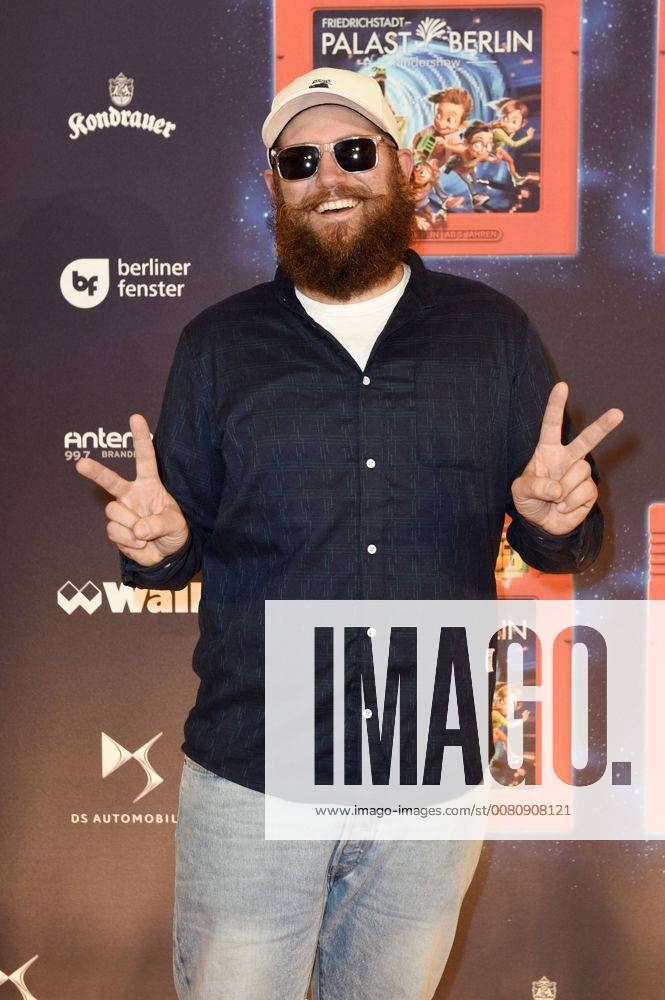 MC Fitti bei der Premiere der Kindershow Spiel mit der Zeit im Friedrichstadt-Palast. Berlin