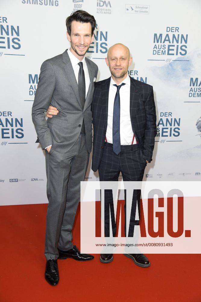 Sabin Tambrea, Juergen Vogel bei der Publikumspremiere von Der Mann aus dem Eis im Zoo Palast in Berlin am 21.11.2017