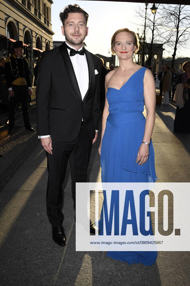 Felix Banaszak und Franziska Brantner beim 72. Bundespresseball 2025 im Hotel Adlon Kempinski. Berlin