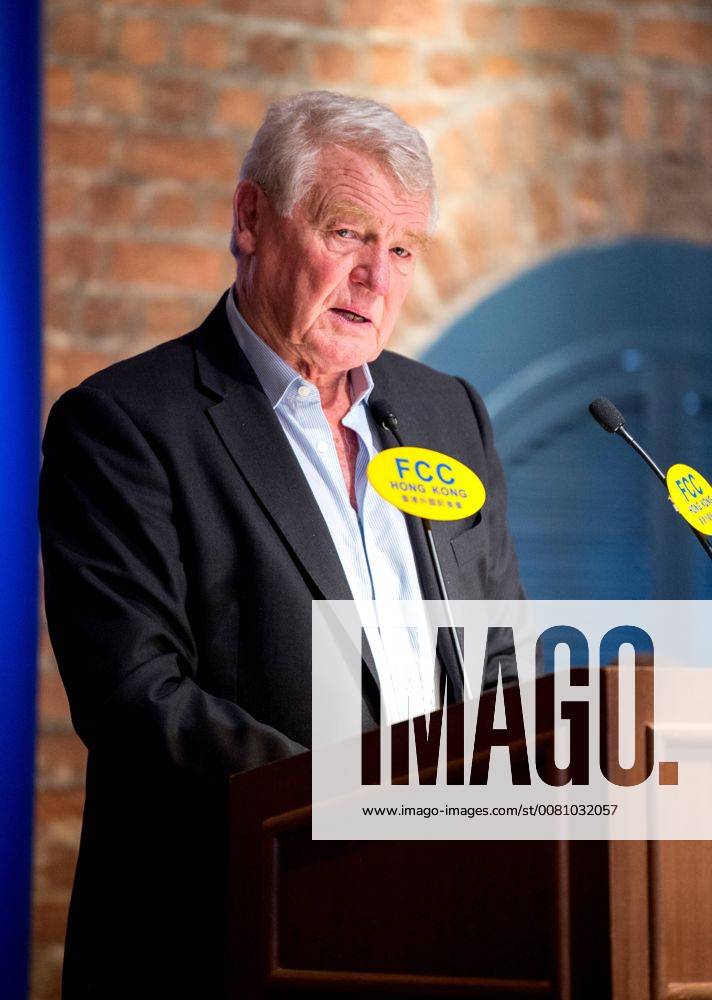 Hong Kong, Hong Kong SAR, CHINA - HONG KONG SAR,CHINA: November 28, 2017. Lord Paddy Ashdown of Norton-sub-Hamdon gives a politically inflamed speech on the Basic Law in the Foreign Correspondents Club, Central Hong Kong Hong Kong CHINA - ZUMAr144 20171128_zap_r144_002