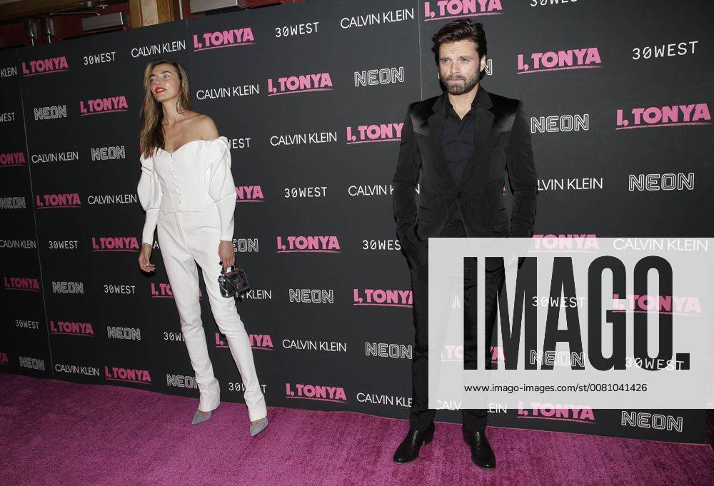 Sebastian Stan arrives on the red carpet at the I, Tonya New York Premiere at Village East Cinema on November 28, 2017 in New York City. NYP20171128129 JOHNxANGELILLO