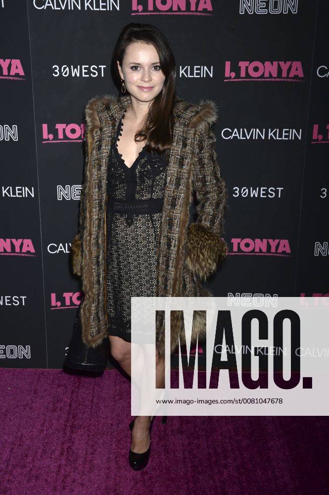Sasha Cohen bei der Premiere des Kinofilms I, Tonya im Village East Cinema. New York