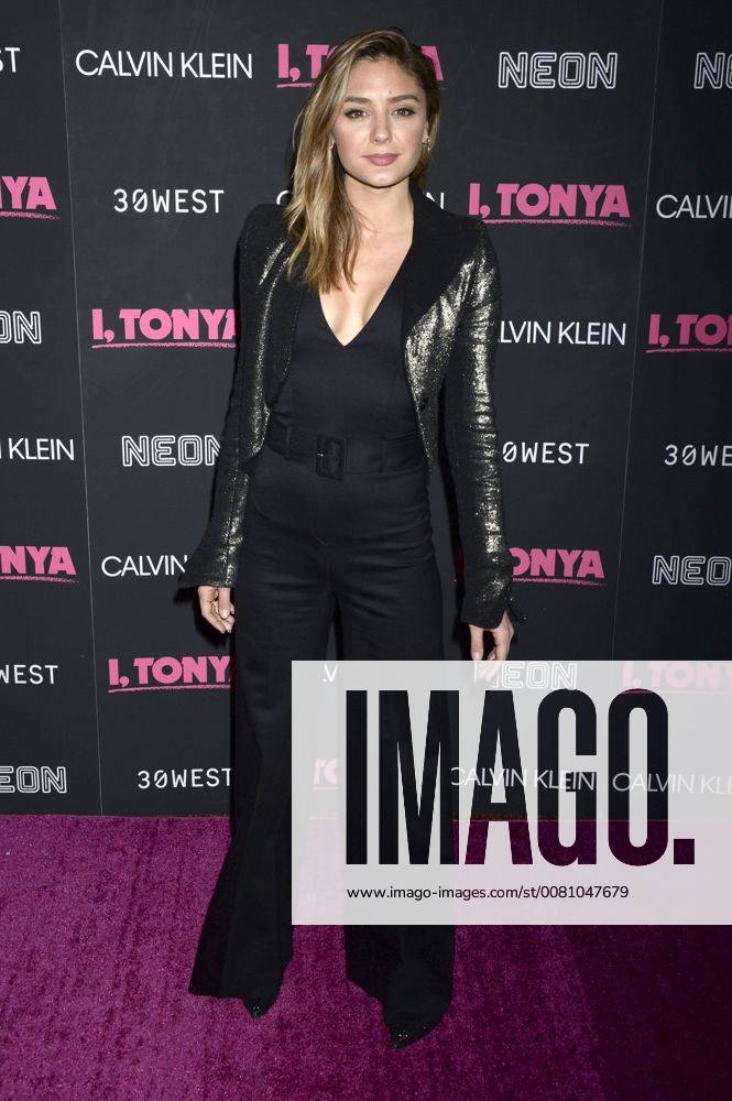 Christine Evangelista bei der Premiere des Kinofilms I, Tonya im Village East Cinema. New York