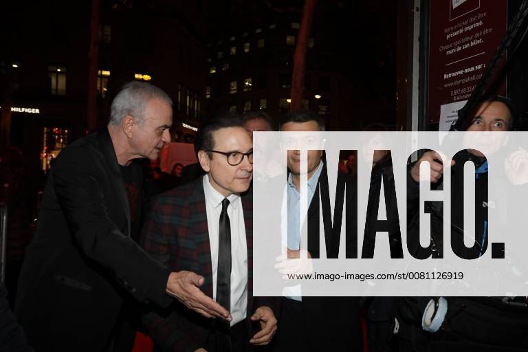 JEAN PIERRE MADER JEAN MARC GENEREUX THOMAS LANGMANN NEWS: Avant premiere STARS 80, La suite - Paris - 05 12 2017 CleaCastel Panoramic