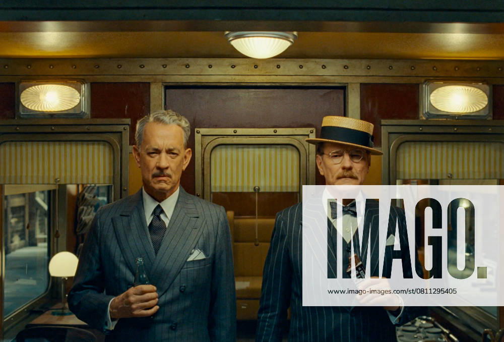 Bryan Cranston and Tom Hanks USA. Bryan Cranston and Tom Hanks in a scene from (C)Focus Features new movie: The Phoenician Scheme (2025). Plot: The story of a family and a family business. Director: Wes Anderson LMK110-J11027-100425 Supplied by LMKMEDIA. Editorial Only. Landmark Media is not the copyright owner of these Film or TV stills but provides a service only for recognised Media outlets.