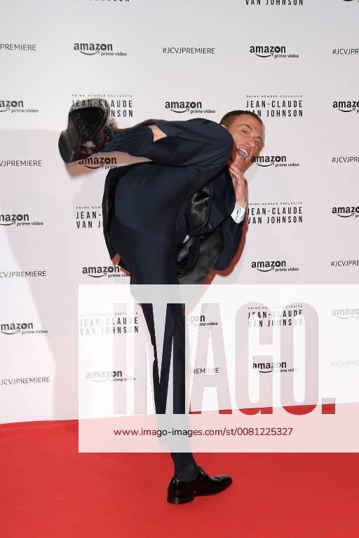 Lancement de la serie Jean Claude Van Johnson au cinema le Grand Rex a Paris. Photo: Laurent Guerin E Press Photo Jean Claude Van Damme Paris France 566112