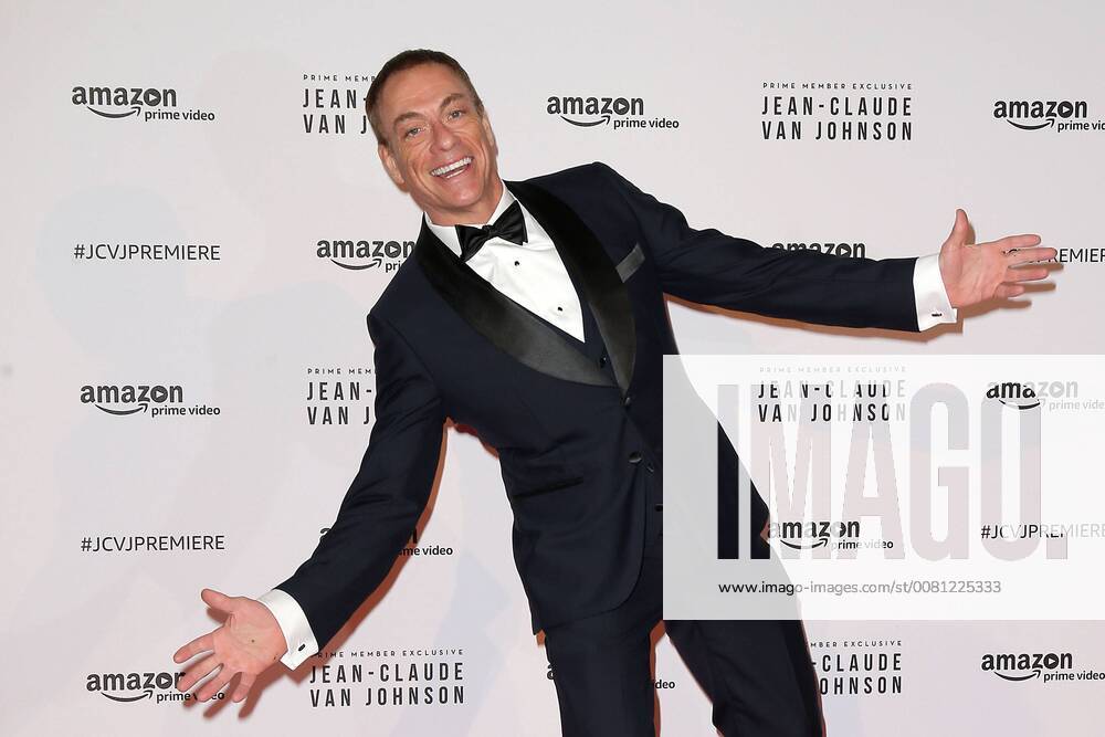 Lancement de la serie Jean Claude Van Johnson au cinema le Grand Rex a Paris. Photo: Laurent Guerin E Press Photo Jean Claude Van Damme Paris France 566112