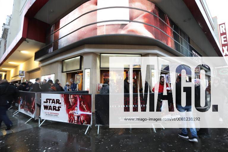 Affiche du film star wars les derniers jedi NEWS: Avant premiere Star Wars Les derniers Jedi au Grand Rex - Paris - 13 12 2017 CleaCastel Panoramic