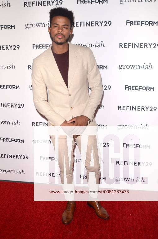 HOLLYWOOD, CA - DECEMBER 13: Trevor Jackson at the Grown-ish Premiere at Lure Nightclub in Hollywood, California on December 13, 2017.