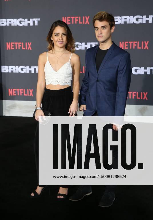 WESTWOOD, CA - DECEMBER 13: Vale Genta, Sebastian Genta, at Premiere Of Netflix s Bright at The Regency Village Theatre, In Hollywood, California on December 13, 2017.