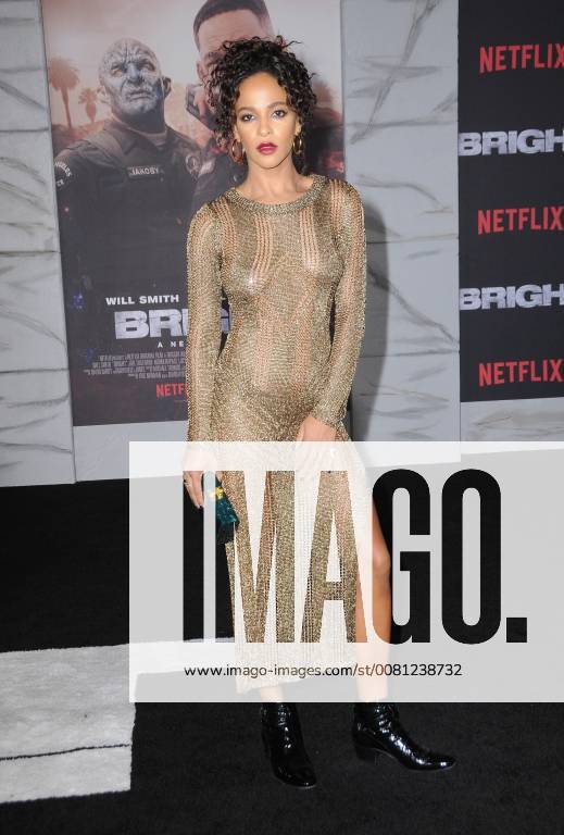 Westwood, CA, U.S. - 13 December 2017 - Westwood, California - Megalyn Echikunwoke. Netflix s Bright Los Angeles Premiere held at Regency Village Theatre in Westwood. Photo Credit: AdMedia Westwood U.S. - ZUMAa123 20171213_zaa_a123_202