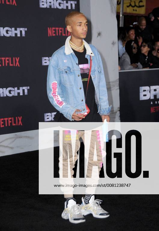 Westwood, CA, U.S. - 13 December 2017 - Westwood, California - Jaden Smith. Netflix s Bright Los Angeles Premiere held at Regency Village Theatre in Westwood. Photo Credit: AdMedia Westwood U.S. - ZUMAa123 20171213_zaa_a123_233