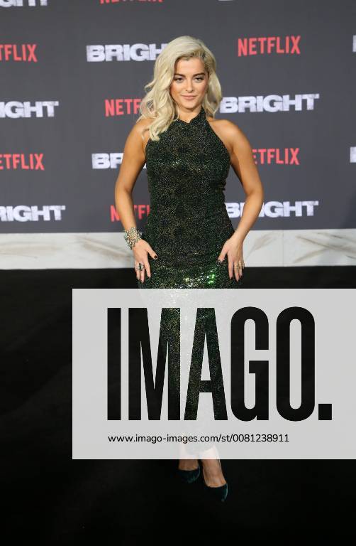 WESTWOOD, CA - DECEMBER 13: Bebe Rexha, at Premiere Of Netflix s Bright at The Regency Village Theatre, In Hollywood, California on December 13, 2017.