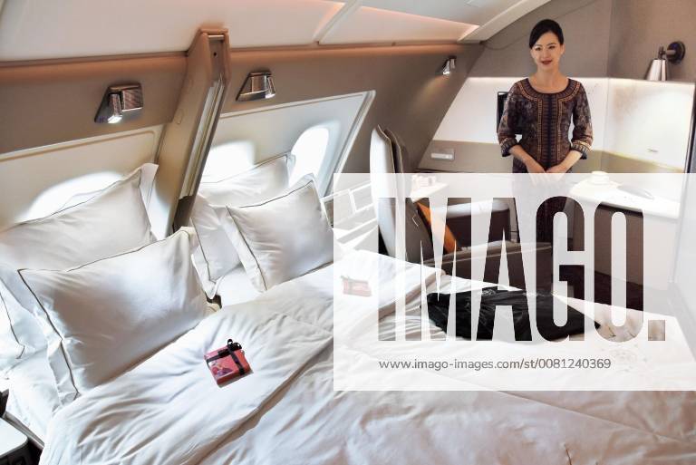 Singapore Airlines unveils interior of 1st new A380 jetliner Singapore Airlines unveils the interior of a suites class cabin in the first of its five new Airbus A380 aircraft in Singapore on Dec. 14, 2017. The plane will begin service on Dec. 18 on the Singapore-Sydney route.