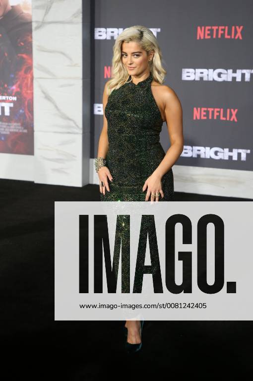 WESTWOOD, CA - DECEMBER 13: Bebe Rexha, at Premiere Of Netflix s Bright at The Regency Village Theatre, In Hollywood, California on December 13, 2017.