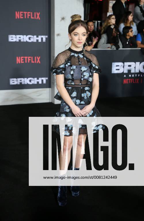WESTWOOD, CA - DECEMBER 13: Sydney Sweeney, at Premiere Of Netflix s Bright at The Regency Village Theatre, In Hollywood, California on December 13, 2017.
