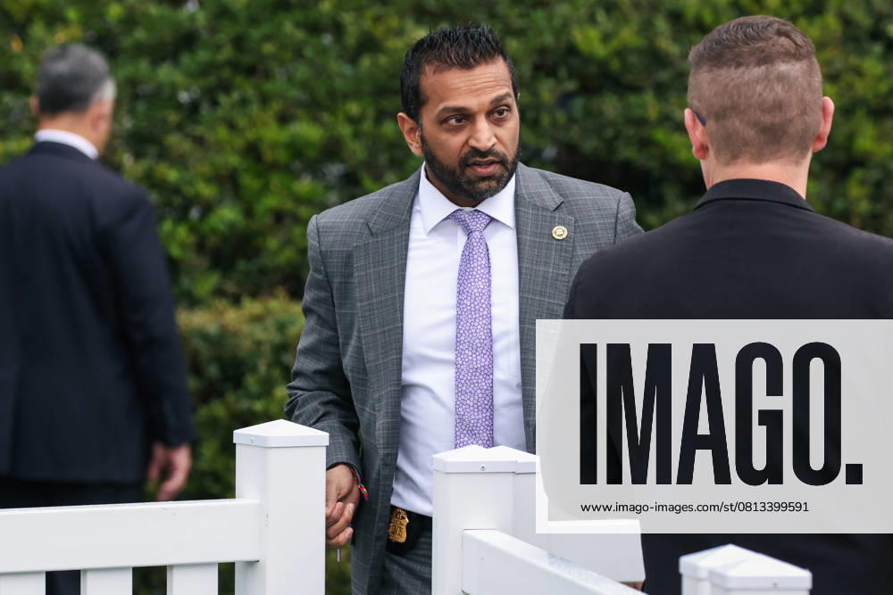 Kash Patel, Director of the Federal Bureau of Investigation, attends the 2025 Easter Egg Roll on the South Lawn of the White House in Washington DC on Monday, April 21, 2025 WAX20250421441 SamuelxCorum